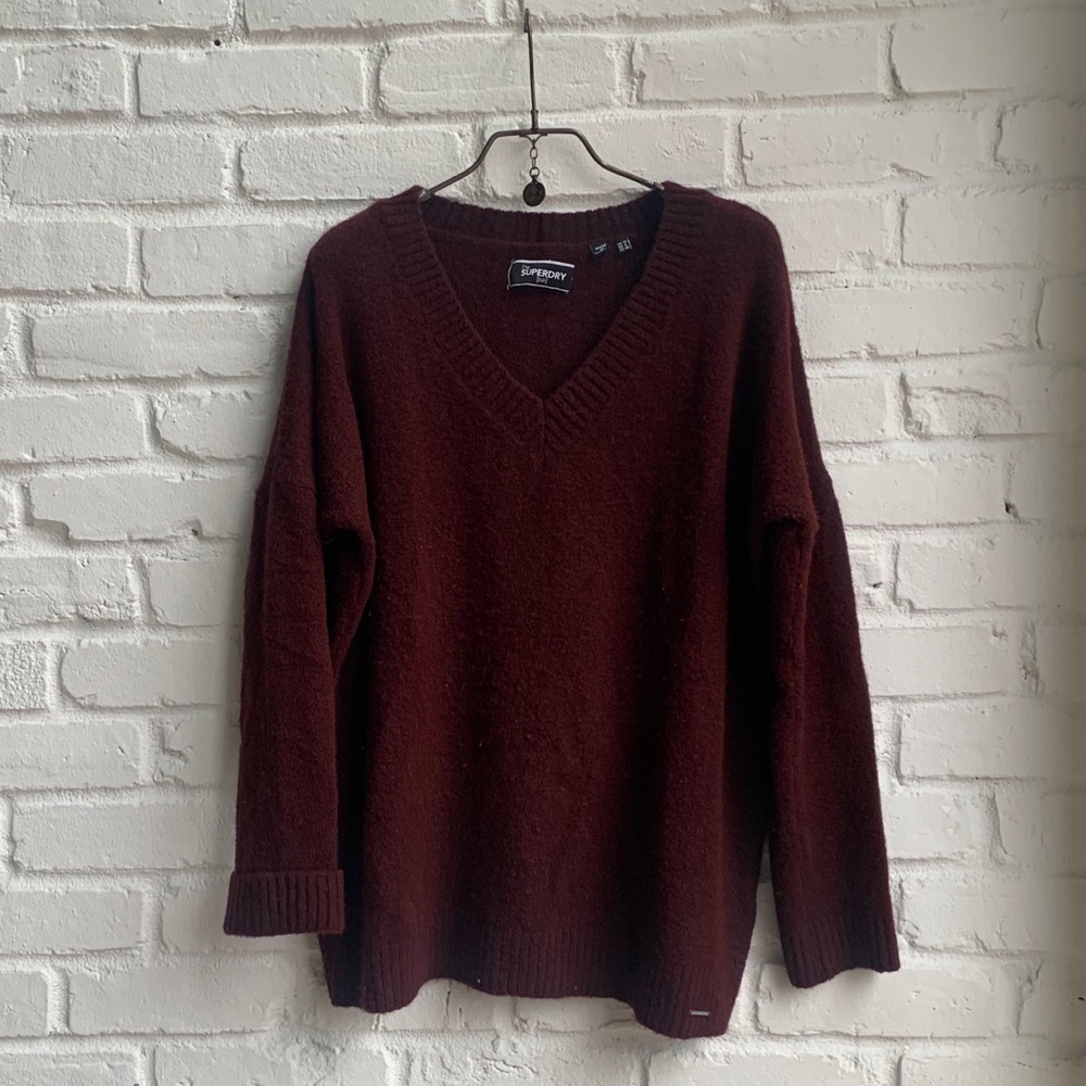 Superdry V-Neck Slouchy Sweater